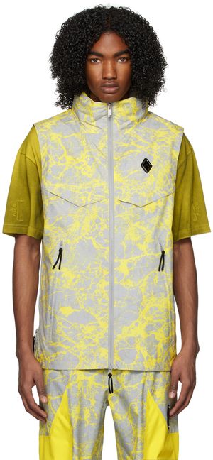 A-COLD-WALL* Yellow & Gray Grisdale Storm Vest