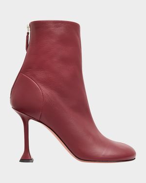 95mm Iris Leather Booties