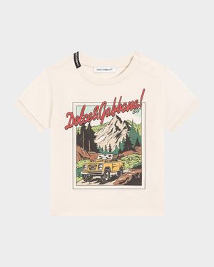 Kid's Cartolina Short-Sleeve T-Shirt, Size 3M-30M