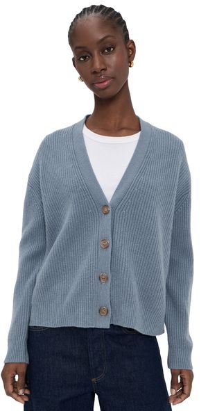 Jenni Kayne Cropped Cashmere Cocoon Cardigan Seaside M