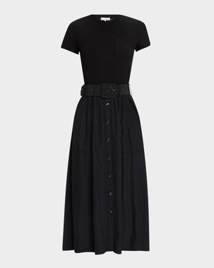 Sylvie Belted Midi Dress