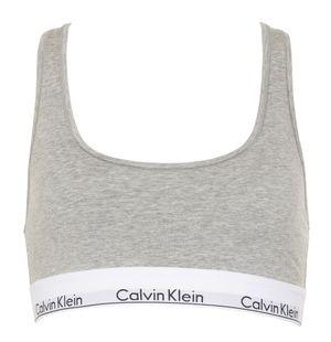 Calvin Klein Underwear - Brassière en jersey dos nageur - Taille XL - Gris