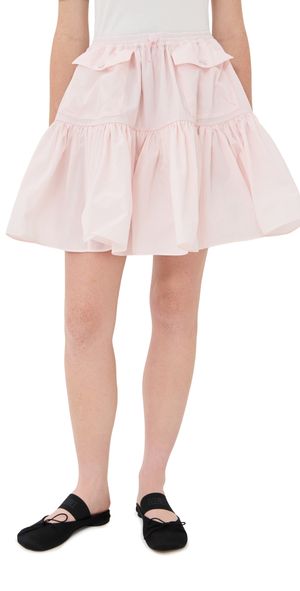 Cecilie Bahnsen Recycled Taffeta Blair Skirt Blush Pink 8