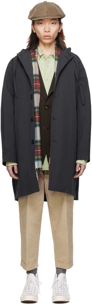 CASEY CASEY Navy Triangle Coat