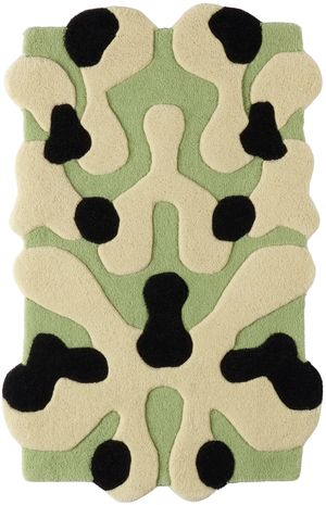 Mush Studios SSENSE Exclusive Green Small Blot Rug