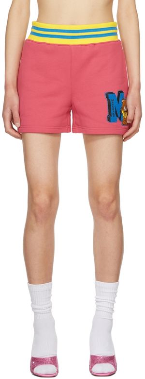 Moschino Short rose en coton bio