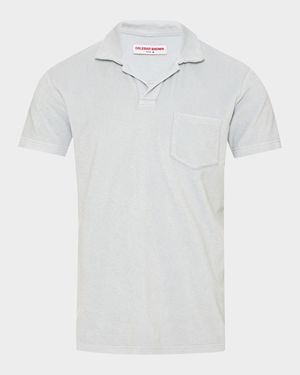 Men's Terry Toweling Polo Shirt