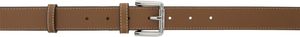Max Mara Brown Long Leather Belt
