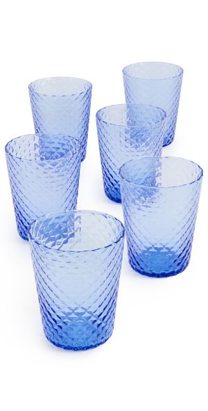 Zafferano Isolano Tumblers Set of 6 Light Blue One Size