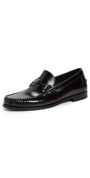 FERRAGAMO Harry Leather Loafers Cordovan 11.5E