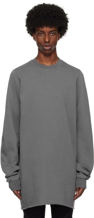 Rick Owens DRKSHDW Gray Porterville Cutout Sweatshirt