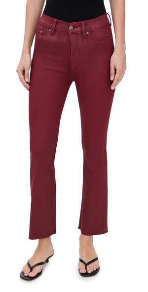 DL1961 Bridget Boot High Rise Instasculpt Crop Jeans Cherry Coated (Ultimate) 31