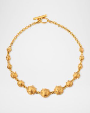 Mini Crystal Half Sphere Necklace