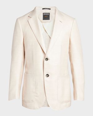 Men's Cashmere and Silk Jacket