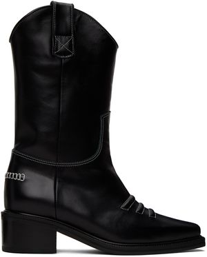 NEUTE Bottes western Marfa noires