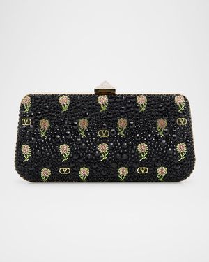 Carry Secrets VLOGO Flower Crystals Minaudiere