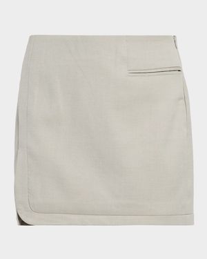 Smith Straight Suiting Mini Skirt