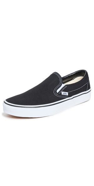 Vans Slip On Unisex Sneakers Black/White M 9/ W 10.5