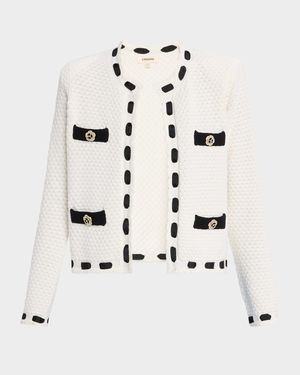 Astor Contrast Trim Cardigan