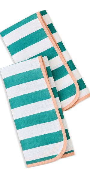 La DoubleJ Large Napkins Set of 2 (45x45) Riviera Verde One Size