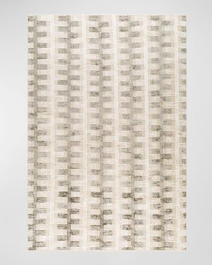 Amina Taupe Hand-Knotted Rug 8' X 10' , 8' x 10'