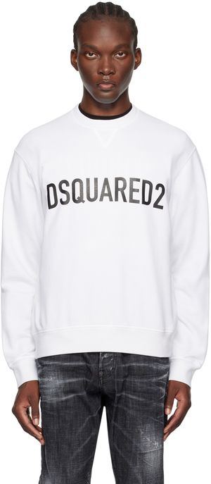 Dsquared2 White Cool Fit Sweatshirt