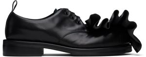 Comme des Garçons Homme Plus Black KIDS LOVE GAITE Edition Frilled Derbys
