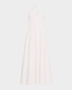 The Lolita Cotton Halter Midi Dress