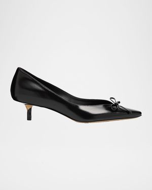 45mm Les Escarpins Tourni Leather Pumps