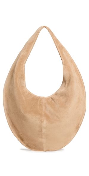 Maeden Market Tote Suede Almond One Size