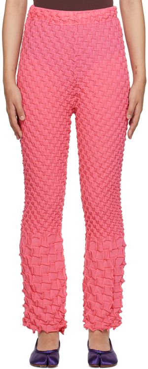 ISSEY MIYAKE Pink Shell Lounge Pants