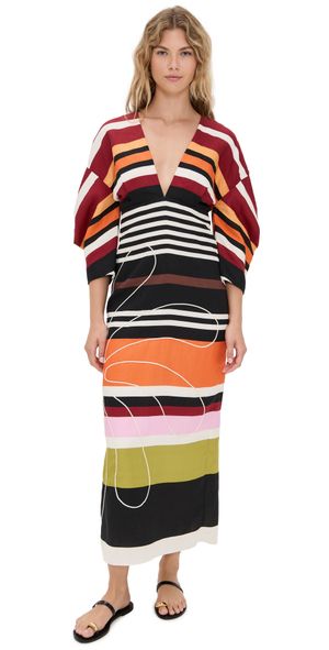 Cala de la Cruz Peninsula Dress Agavebw XS