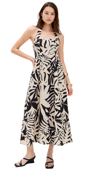 Seven Wonders Locklea Midi Dress Matelo Black/Sand XL