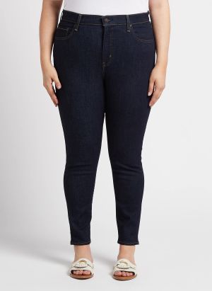 Levi's - Jean skinny taille haute - Taille 56x32 - Noir