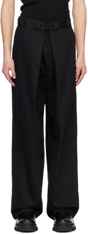 Givenchy Black Extra Wide Trousers
