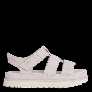 Ugg - Sandales plates en cuir velours - Taille 41 - Beige
