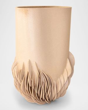 Anemone Stoneware Vase, 16"