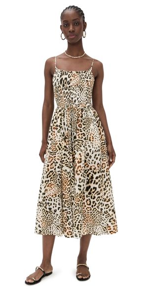 Cara Cara Carmen Dress Cheetah Natural XS