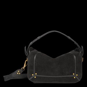 Jerome Dreyfuss - Sac bandoulière en cuir velours - Taille Unique - Noir