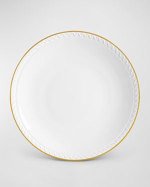 Neptune 24K Gold-Rimmed Dinner Plate