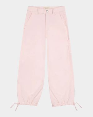 Girl's Lily Wide-Leg Jogger Pants, Size 7-16