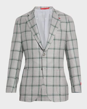 Men's Windowpane Sport Coat