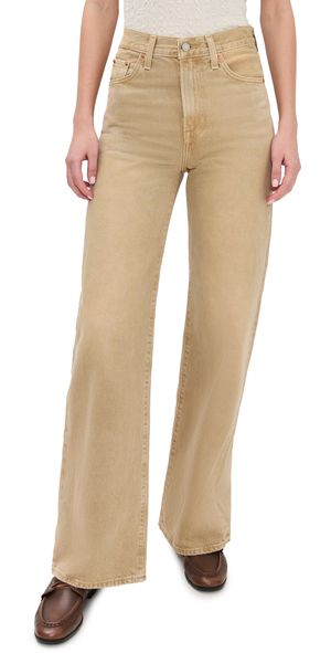 Levi's Ribcage Wide Leg Jeans Scraped Travertine 31