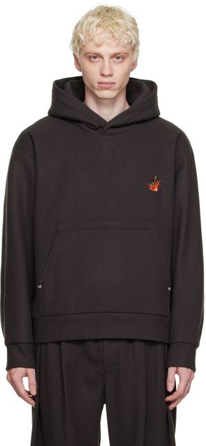 WOOYOUNGMI Gray Volcano Hoodie