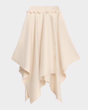 Vera Satin Handkerchief Skirt