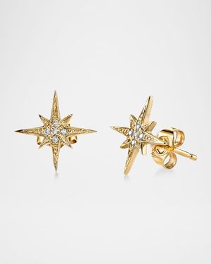 Starburst Diamond Single Stud Earring
