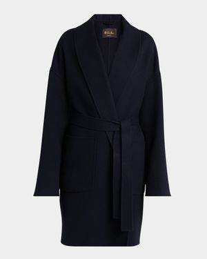 Jed Cashmere Single-Breasted Short Coat