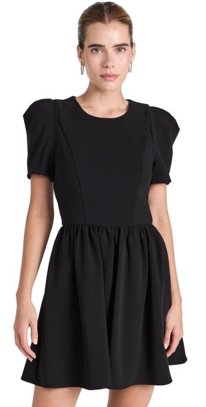Black Halo Chadwick Mini Dress Porcelain 12