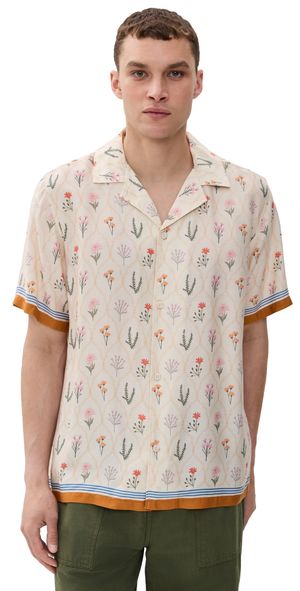 Les Deux Lukas AOP Wild Flowers Shirt Ivory S