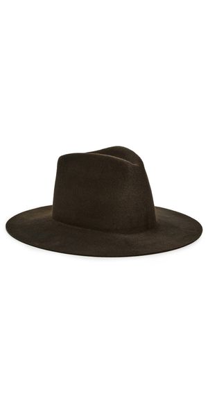Janessa Leone Kiko Hat Dark Olive S